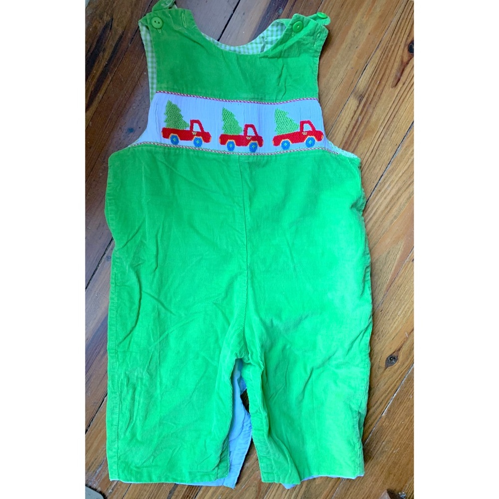 Smocked Christmas tree longall